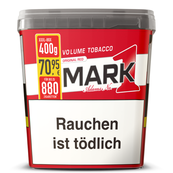 Mark 1 Red Volumentabak XXXL 1 x 400g Tabak Mark 1 Red Volumentabak XXXL 1 x 400g Tabak